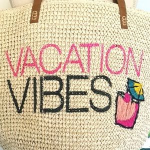 Vaction vibes INC beach bag